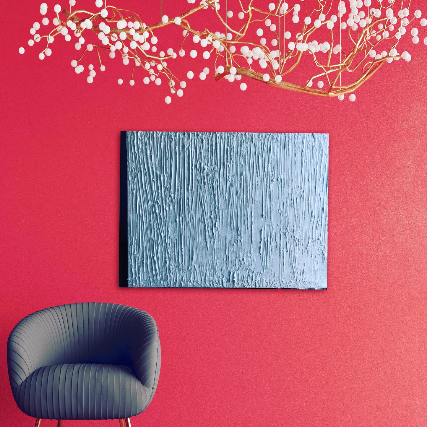 Textured Wall Art on Canvas- Tranquility