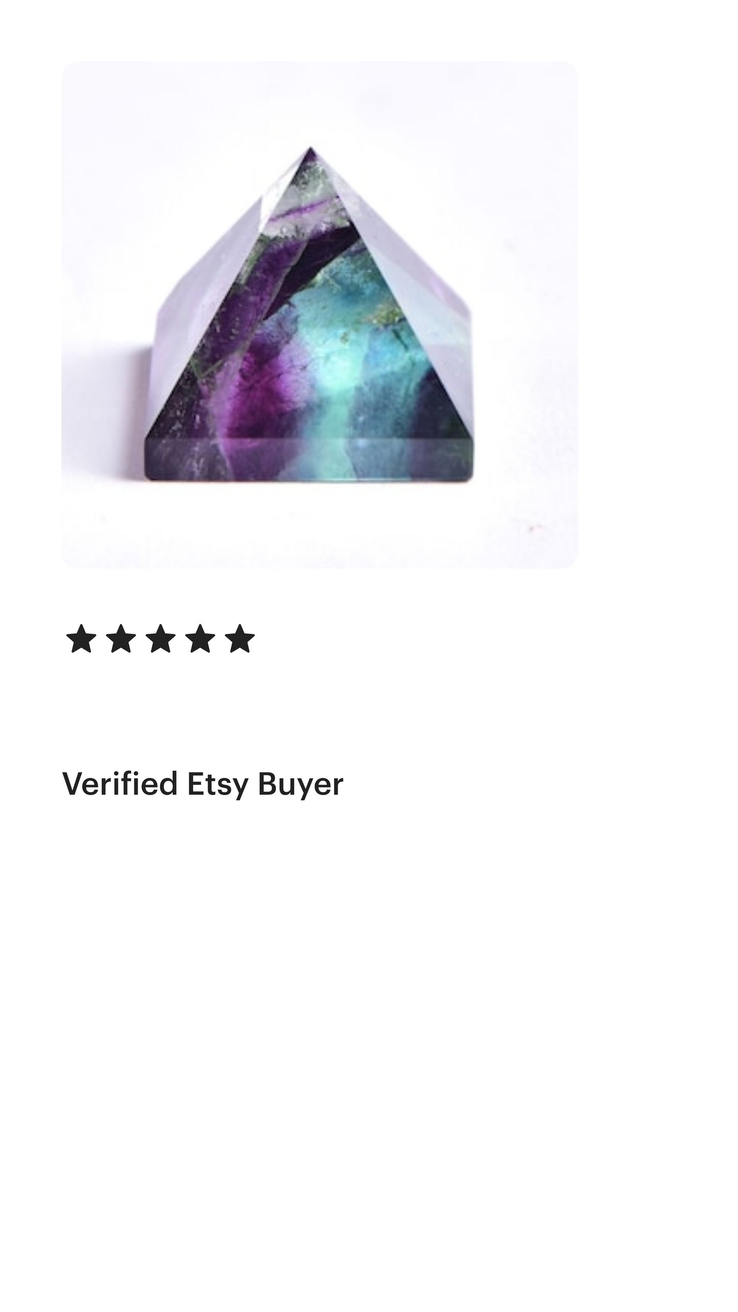 Natural Crystal Pyramid Healing Stone