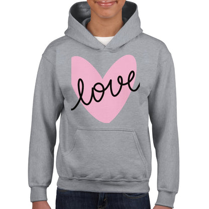 Classic Kids Pullover Hoodie- Love