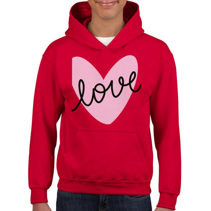 Classic Kids Pullover Hoodie- Love