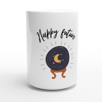 Happy Future -White 15oz Ceramic Mug