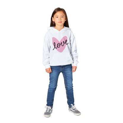 Classic Kids Pullover Hoodie- Love