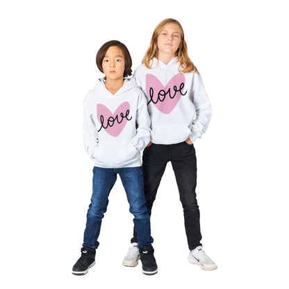 Classic Kids Pullover Hoodie- Love